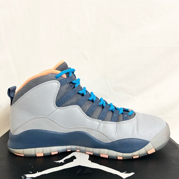 Jordan 10 Retro Bobcats size 10 310805-026 2014 PRE-OWNED with OG BOX - Picture 3 of 9